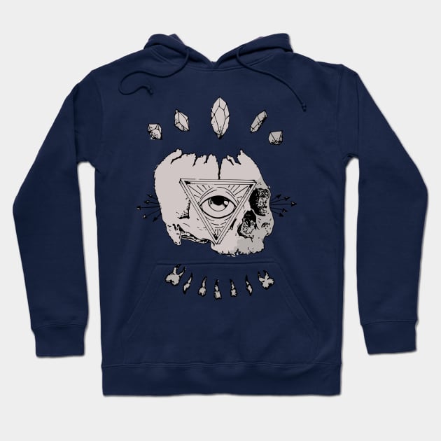 Illuminati indie skull Hoodie by gevorgK